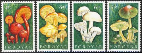 Poštovní známky Faerské ostrovy 1997 Houby Mi# 311-14 Kat 7€