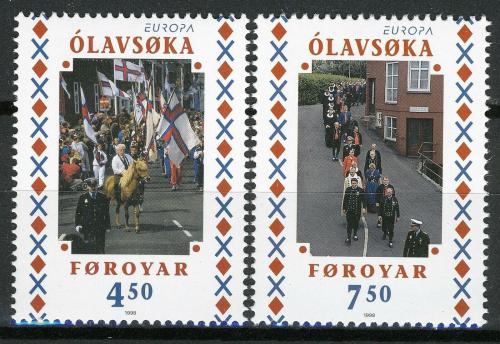Poštovní známky Faerské ostrovy 1998 Evropa CEPT Mi# 338-39