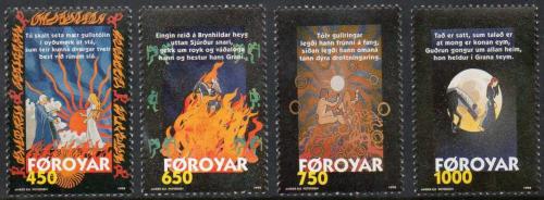 Poštovní známky Faerské ostrovy 1998 Sigurdova báseò Mi# 328-31 Kat 7.50€