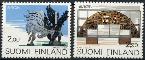 Poštovní známky Finsko 1993 Evropa CEPT, moderní umìní Mi# 1206-07