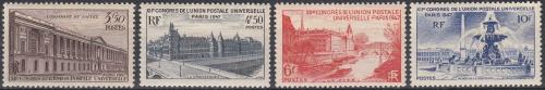 Potovn znmky Francie 1947 Zajmavosti z Pae Mi# 778-81