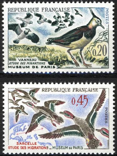 Potovn znmky Francie 1960 Ptci Mi# 1332-33