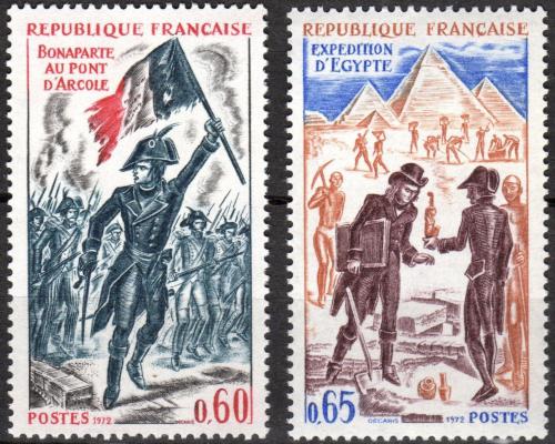 Potovn znmky Francie 1972 Historick udlosti Mi# 1812-13  - zvtit obrzek