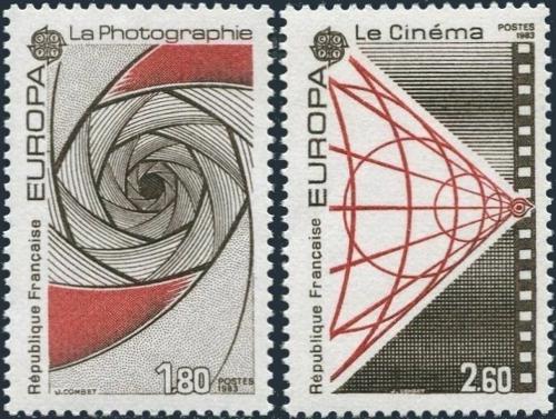 Poštovní známky Francie 1983 Evropa CEPT, velká díla civilizace Mi# 2396-97 Kat 5€
