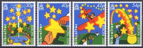 Poštovní známky Gibraltar 2000 Evropa CEPT Mi# 905-08 Kat 7.50€