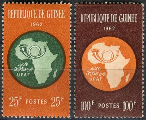 Potovn znmky Guinea 1962 Africk potovn unie Mi# 105-06
