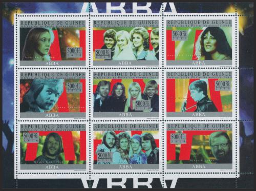 Poštovní známky Guinea 2010 ABBA Mi# 7409-17 Kat 18€