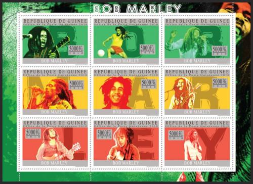 Poštovní známky Guinea 2010 Bob Marley Mi# 7379-87 Kat 18€