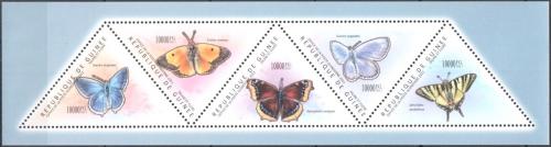 Poštovní známky Guinea 2011 Motýli Mi# 8562-66 Kat 20€