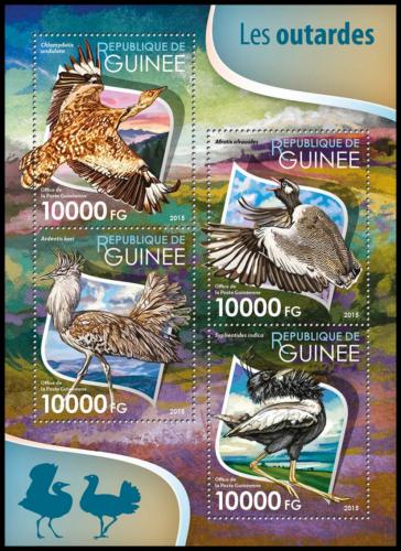 Potovn znmky Guinea 2015 Dropi Mi# 11428-31 Kat 16