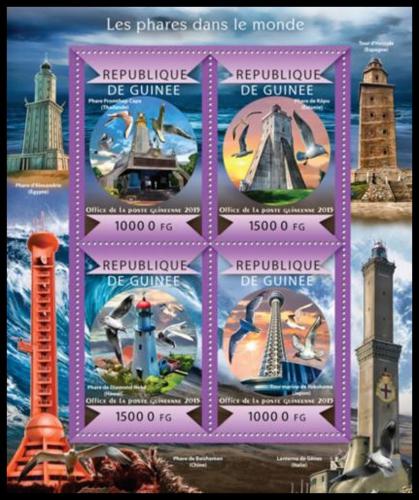 Poštovní známky Guinea 2015 Majáky Mi# 11007-10 Kat 20€ 