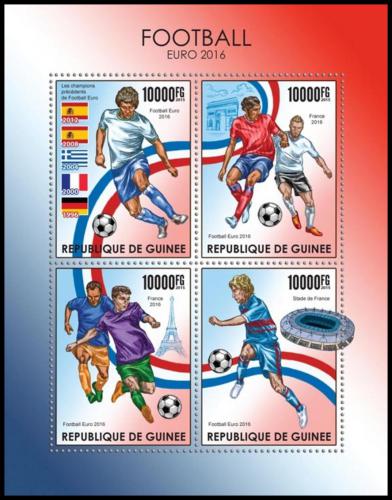 Poštovní známky Guinea 2015 ME ve fotbale Mi# 11403-06 Kat 16€