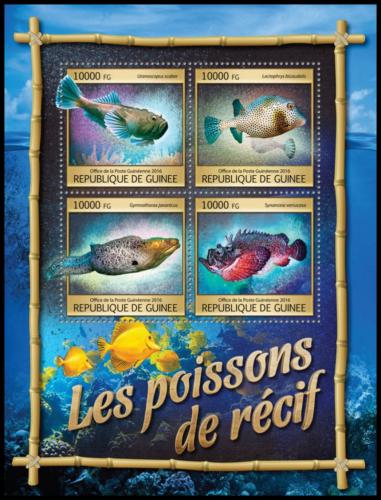 Poštovní známky Guinea 2016 Ryby Mi# 11791-94 Kat 16€ 