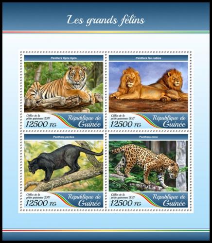 Poštovní známky Guinea 2017 Koèkovité šelmy Mi# 12595-98 Kat 20€