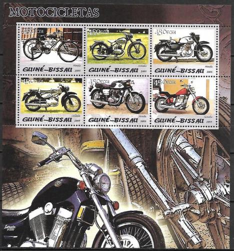 Poštovní známky Guinea-Bissau 2005 Motocykly Mi# 3079-84 Kat 11€