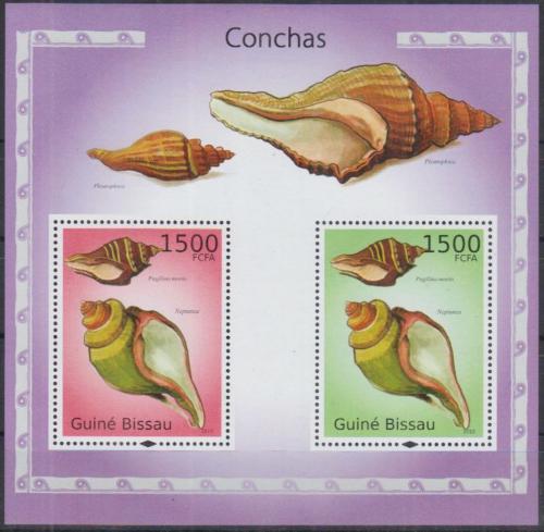Poštovní známky Guinea-Bissau 2010 Mušle Mi# Block 875 Kat 12€
