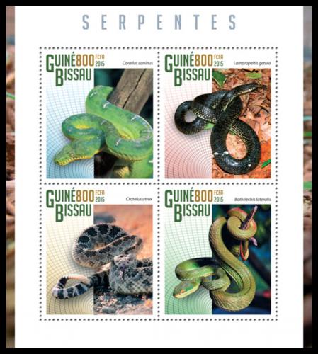 Poštovní známky Guinea-Bissau 2015 Hadi Mi# 7571-74 Kat 13€