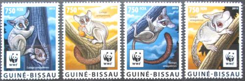 Potovn znmky Guinea-Bissau 2015 Komba uat, WWF Mi# 8278-81 Kat 11