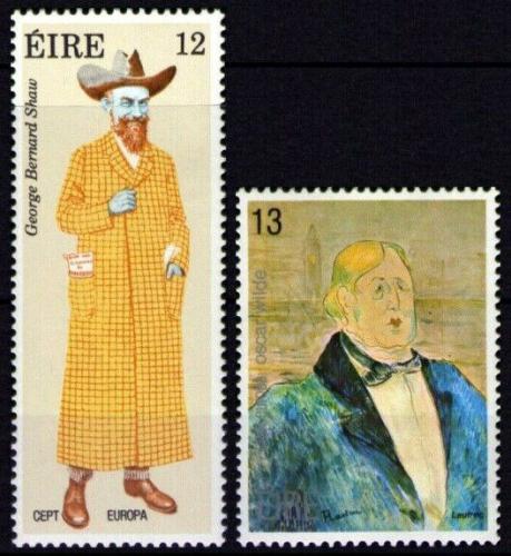 Poštovní známky Irsko 1980 Evropa CEPT, osobnosti Mi# 417-18