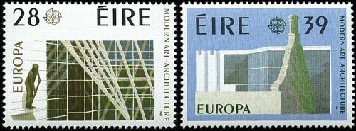 Poštovní známky Irsko 1987 Evropa CEPT, moderní architektura Mi# 623-24 Kat 10€