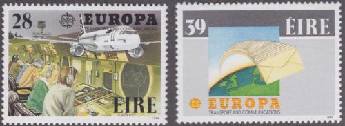 Poštovní známky Irsko 1988 Evropa CEPT, doprava a komunikace Mi# 650-51 Kat 5.50€