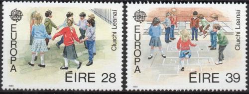 Poštovní známky Irsko 1989 Evropa CEPT, dìtské hry Mi# 679-80