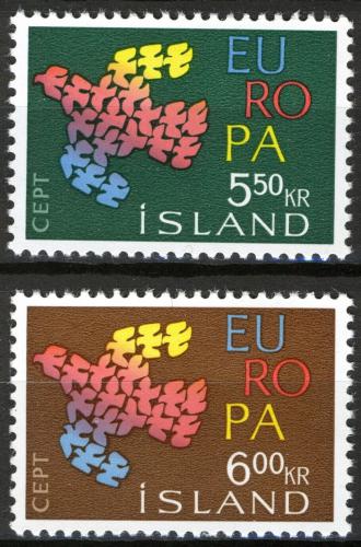 Poštovní známky Island 1961 Evropa CEPT Mi# 354-55
