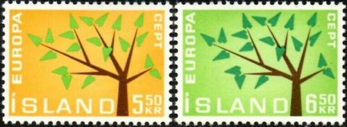Poštovní známky Island 1962 Evropa CEPT Mi# 364-65
