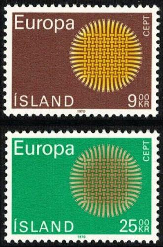 Poštovní známky Island 1970 Evropa CEPT Mi# 442-43