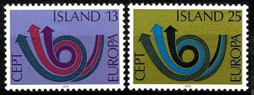 Poštovní známky Island 1973 Evropa CEPT Mi# 471-72