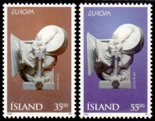 Poštovní známky Island 1995 Evropa CEPT, mír a svoboda Mi# 826-27