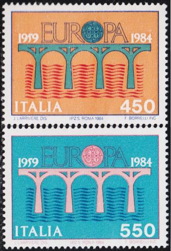 Poštovní známky Itálie 1984 Evropa CEPT Mi# 1886-87 Kat 7€