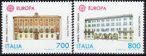 Poštovní známky Itálie 1990 Evropa CEPT, pošta Mi# 2150-51 Kat 6€