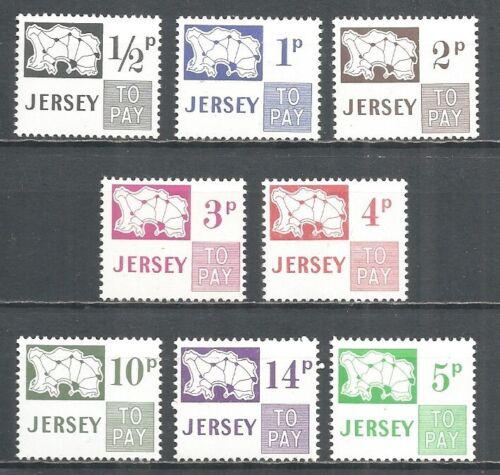Poštovní známky Jersey 1971 Doplatní Mi# 7-14