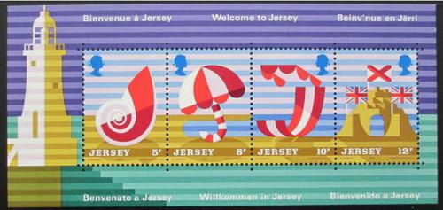 Potovn znmky Jersey 1975 Turistika Mi# Block 1 - zvtit obrzek
