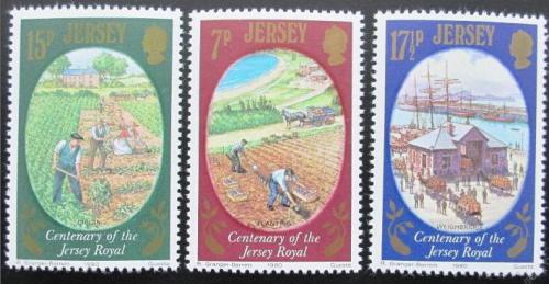 Poštovní známky Jersey 1980 Pìstování brambor Mi# 216-18
