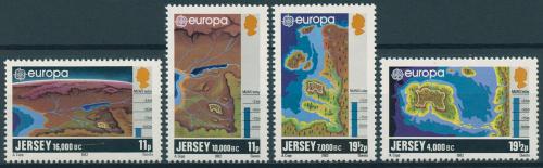 Poštovní známky Jersey 1982 Evropa CEPT, historické události Mi# 278-81