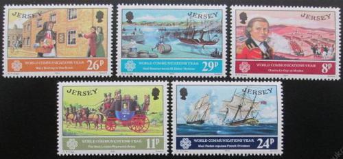 Poštovní známky Jersey 1983 Svìtový rok komunikace Mi# 303-07