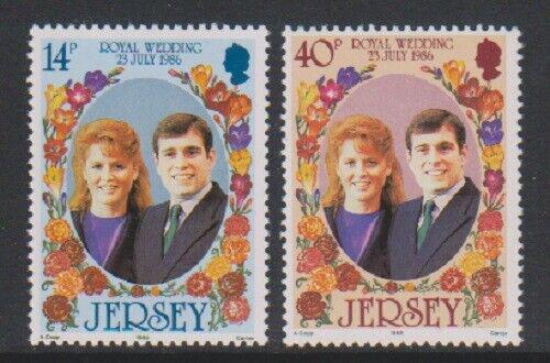 Poštovní známky Jersey 1986 Královská svatba Mi# 386-87