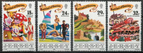 Poštovní známky Jersey 1990 Festivaly Mi# 516-19