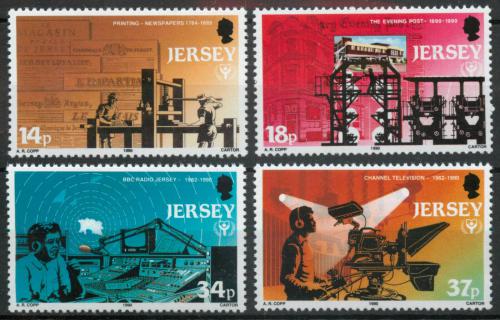 Poštovní známky Jersey 1990 Rok gramotnosti Mi# 520-23