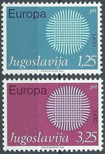 Poštovní známky Jugoslávie 1970 Evropa CEPT Mi# 1379-80
