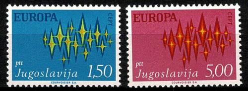 Poštovní známky Jugoslávie 1972 Evropa CEPT Mi# 1457-58