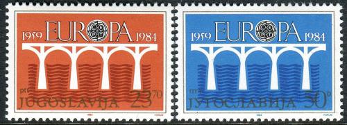 Poštovní známky Jugoslávie 1984 Evropa CEPT Mi# 2046-47
