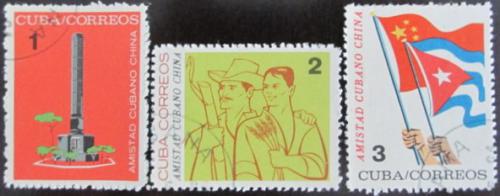 Potovn znmky Kuba 1964 Ptelstv s nou Mi# 890-92