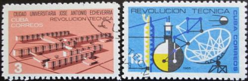 Potovn znmky Kuba 1965 Technick revoluce Mi# 1006-07