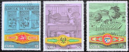 Potovn znmky Kuba 1970 Pstovn tabku Mi# 1606-08