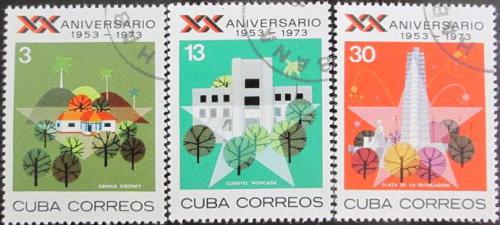 Potovn znmky Kuba 1973 Vro revoluce Mi# 1887-89