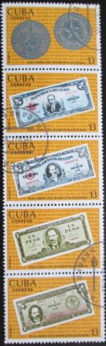 Potovn znmky Kuba 1975 Zesttnn nrodn banky Mi# 2080-84