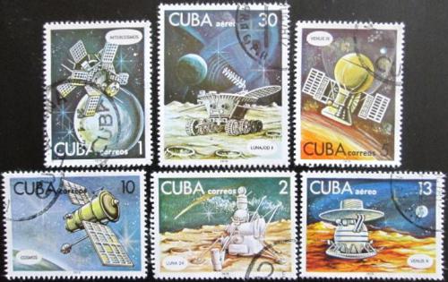 Potovn znmky Kuba 1978 Den kosmonautiky Mi# 2286-91